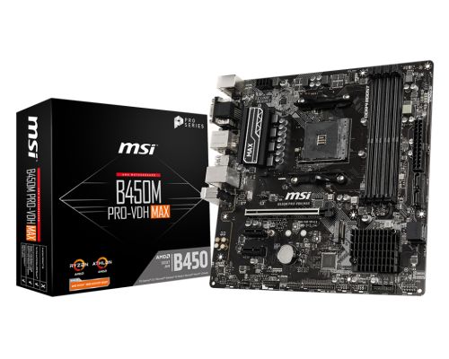 MSI B450M PRO-VDH MAX (AM4)