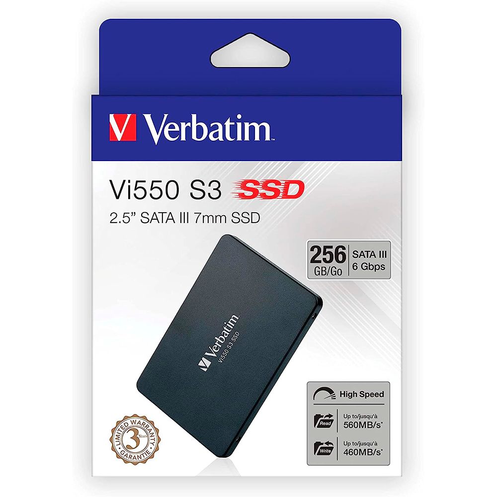 DISCO RIGIDO SSD 256GB VERBATIM VI550 S3 049351-889