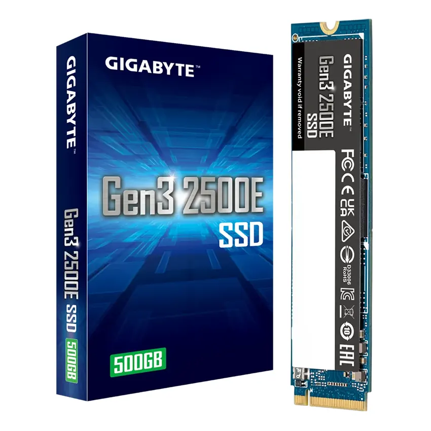 DISCO RIGIDO GIGABYTE SSD 500GB 2500E M2 NVME G325E500GB 480GB Gen3 2300mb/s