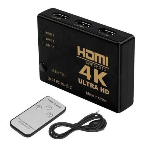 SWITCH HDMI 3 A 1 4K SW2203DH SIN FUENTE