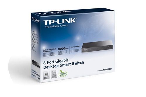 SWITCH TP-LINK TL-SG2008 | 8 PUERTOS | GIGA | OMADA ADMINISTRABLE