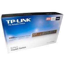 SWITCH TP-LINK TL-SG1016 | 16 PUERTOS | GIGA | RACKEABLE