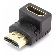 ADAPTADOR HDMI HEMBRA A HDMI MACHO 90°	