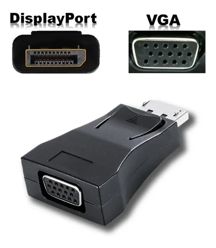 ADAPTADOR DISPLAYPORT MACHO A VGA HEMBRA 06-008