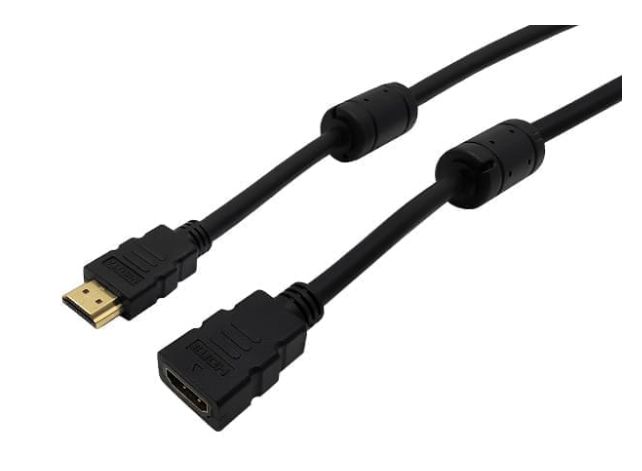 CABLE EXTENSOR HDMI HEMBRA / MACHO NISUTA 1,5MTS CON FILTRO NS-CAHDMI2A