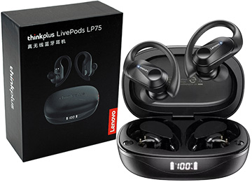  BT LENOVO LP75 LIVE PODS NEGRO	