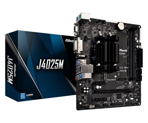 ASROCK J4025M+ INTEL DUAL CORE J4025 DDR4	