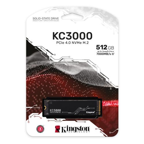 DISCO RIGIDO SSD 512GB KINGSTON M2 KC3000S 480GB