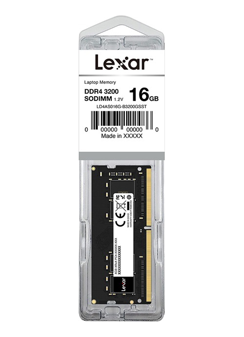 SODIMM DDR4 16GB 3200 LEXAR LD4AS016G-B3200GSST