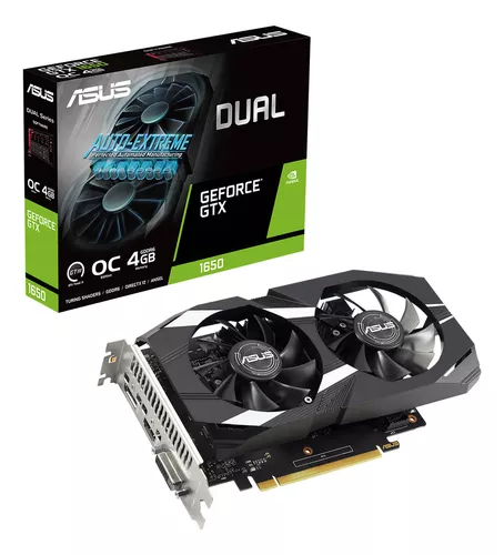 PLACA DE VIDEO ASUS GTX1650 4GB DDR6 AUTOEXTREME DUAL 90YV0GX9-M0AA00