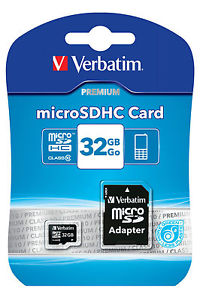 MICRO SD 32GB VERBATIM C10