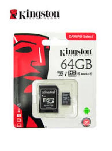 MICRO SD 64GB KINGSTON CANVAS C10
