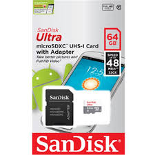 MICRO SD 64GB SANDISK C10