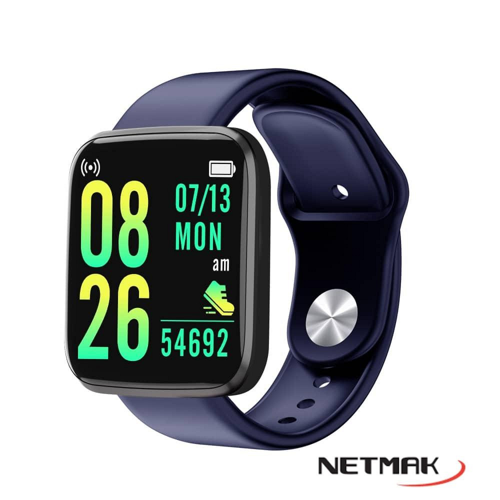 RELOJ SMARTWATCH NETMAK NM-GO-B AZUL