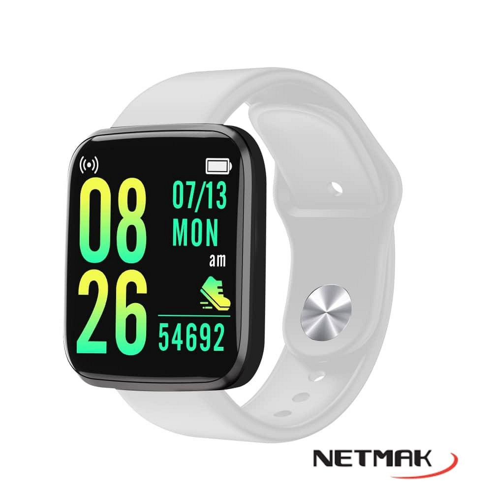 RELOJ SMART WATCH NETMAK NM-GO-W BLANCO