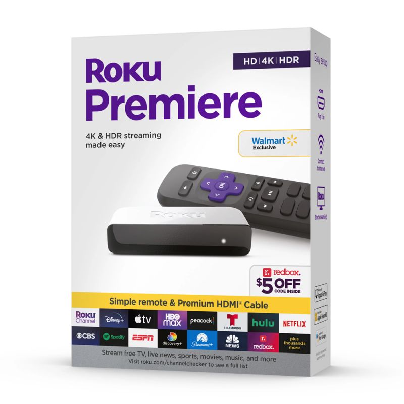 SMART TV ROKU PREMIERE HD|4K HDR 3920RW (BLANCO)