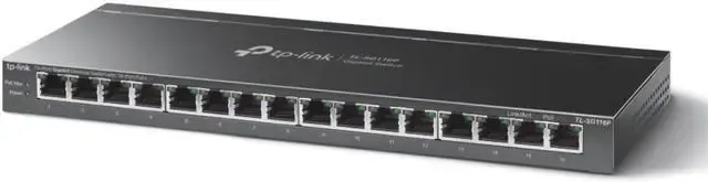 SWITCH TP-LINK 16P TL-SG116P POE SMART GIGABIT