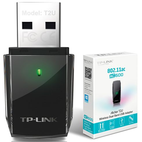 PLACA WIFI USB TP-LINK ARCHER T2U AC600 | DUAL BAND 2.4GHZ Y 5GHZ