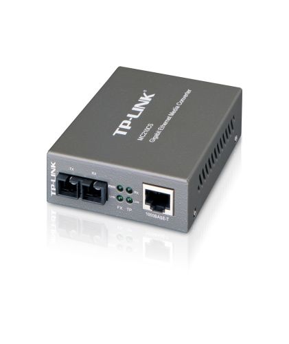 MEDIA CONVERTER TP-LINK MC210CS | SM MONOMODO | GIGABIT | SC/UPC | DUPLEX | 15KM