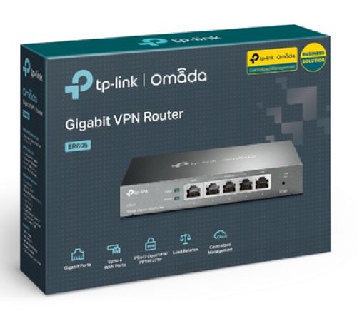 ROUTER TP-LINK TL-ER605 | OMADA SDN | VPN | 4 WAN | GIGABIT 