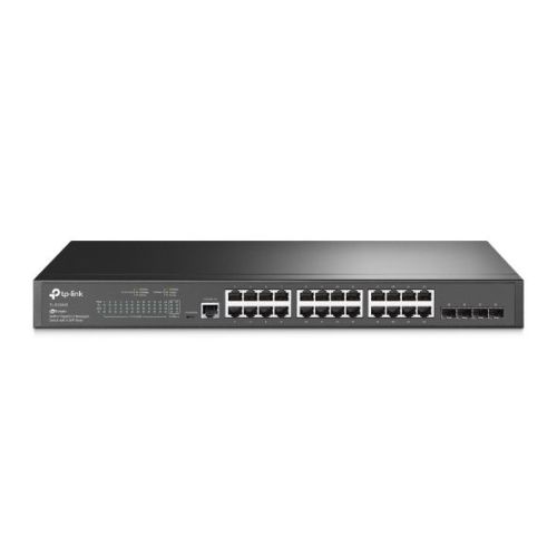 SWITCH TP-LINK TL-SG3428X | 24 PUERTOS + 4 SFP+ | GIGABIT | CAJA METALICA | OMADA ADMINISTRABLE