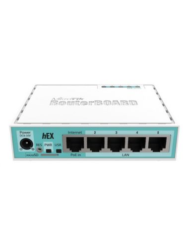 ROUTER MIKROTIK RB750R2 10/100 MINI CON FUENTE