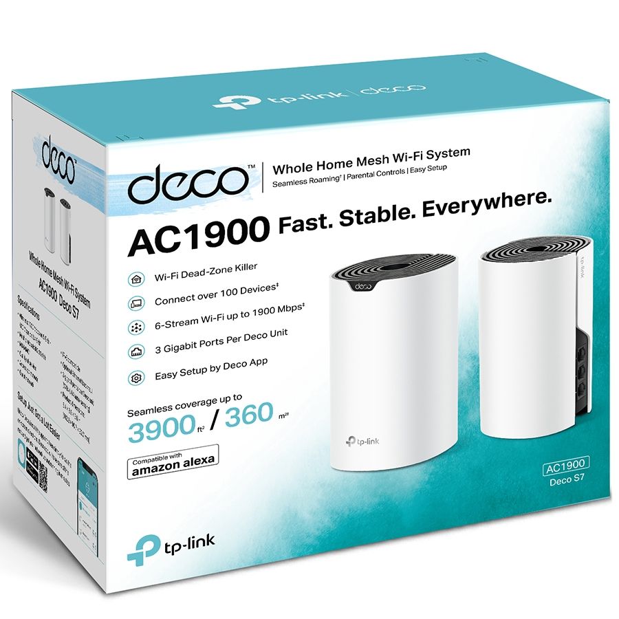 ROUTER MESH TP-LINK DECO S7 AC1900 (PACK X 2)