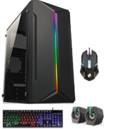 KIT ATX ALUNA AL-KG15 GAMER RGB | FUENTE TECLADO MOUSE PARLANTES