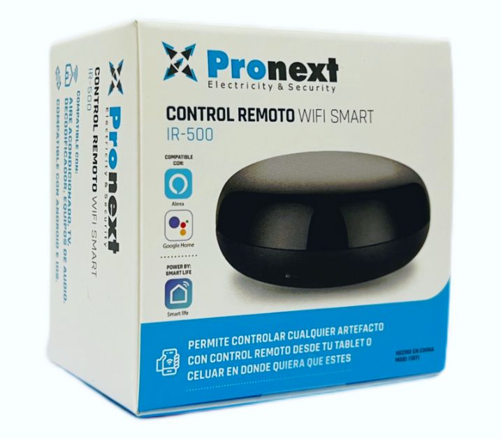 CONTROL REMOTO IR WIFI SMART PRONEXT IR500 PARA ALEXA/GOOGLE HOME	