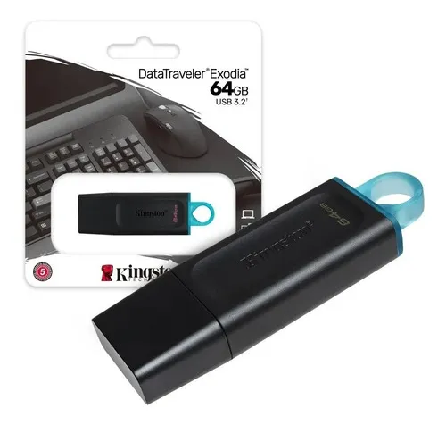 PEN DRIVE 64GB KINGSTON EXODIA DTXS 3.2	