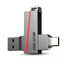 PEN DRIVE 128GB HIKSEMI E307C DUAL SLIM USB 3.2	