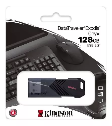 PEN DRIVE 128GB KINGSTON EXODIA ONYX 3.2 DTXON NEGRO	