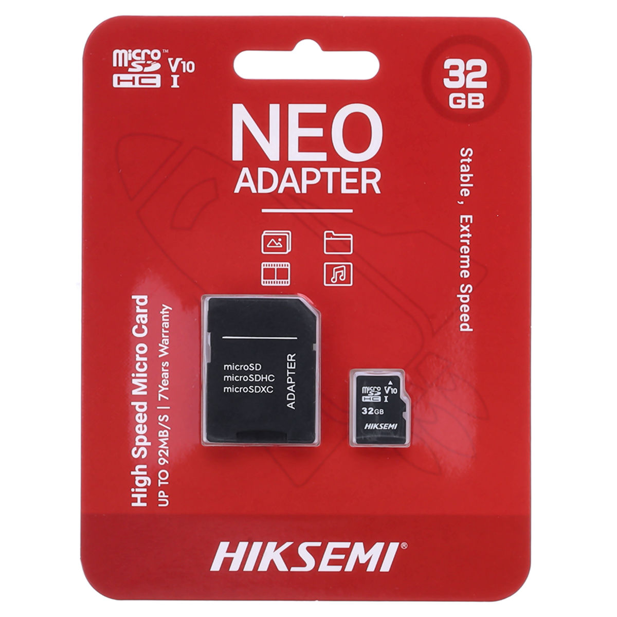 MICRO SD 32GB HIKSEMI CLASE 10 NEO HS-TF-C1 32G	