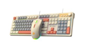 TECLADO+MOUSE NETMAK NM-TM34 MINIMALISTA LED