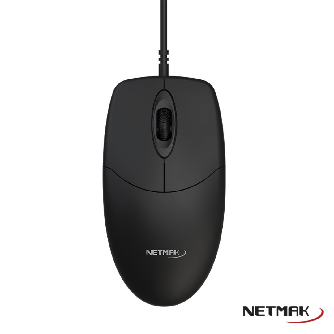 MOUSE NETMAK NM-M630 USB NEGRO	