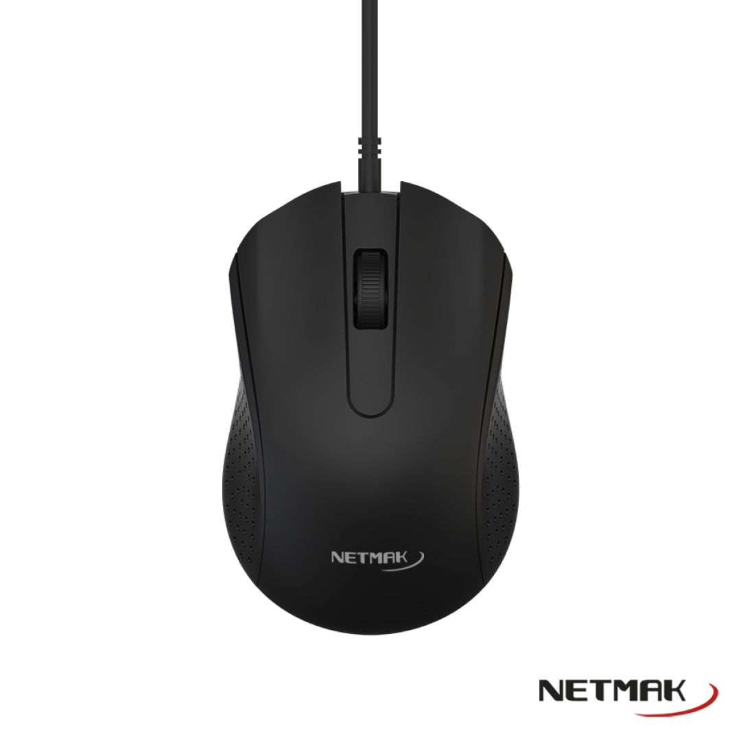 MOUSE NETMAK NM-M620 USB NEGRO	