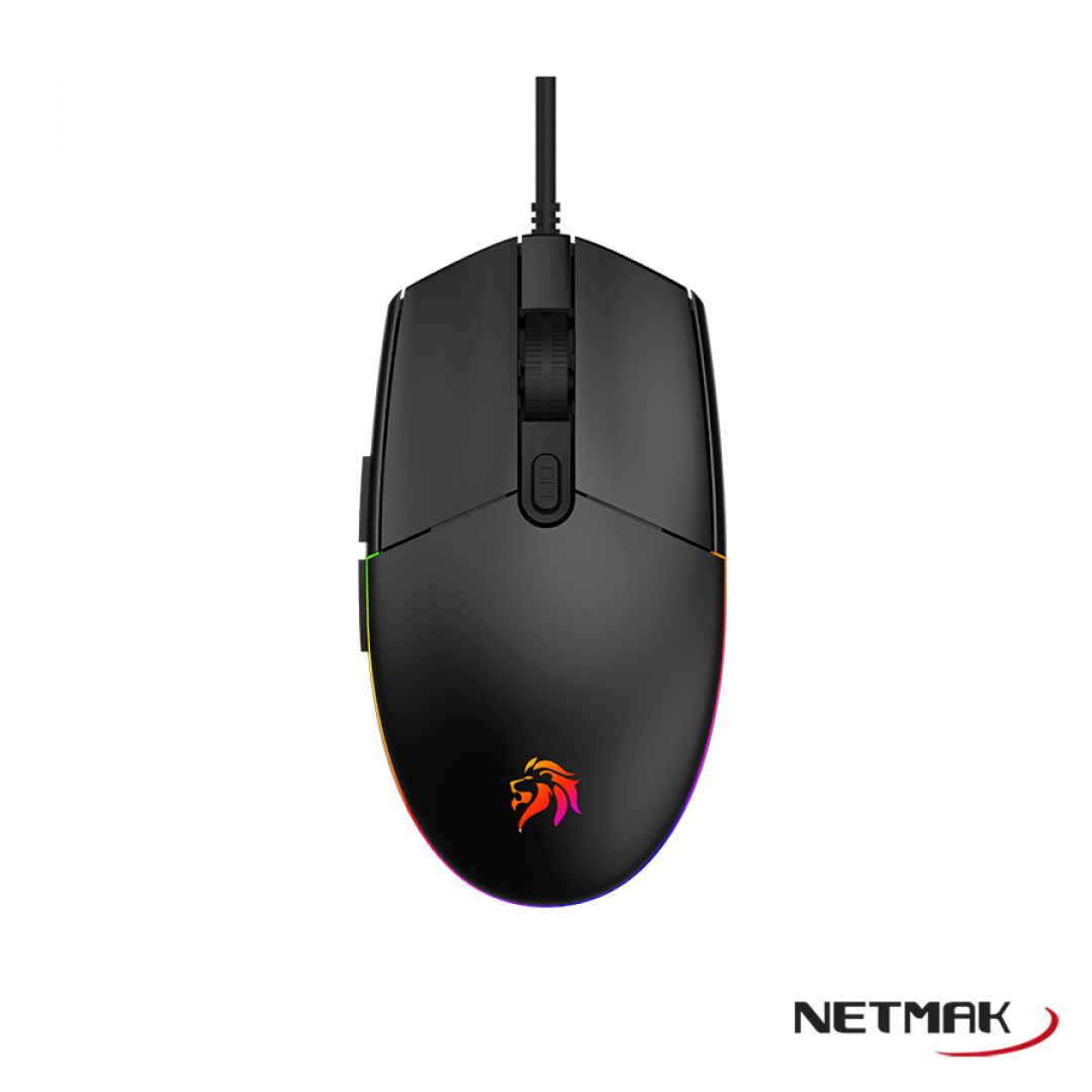 MOUSE NETMAK GAMER NM-EXPERT USB NEGRO	