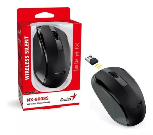 MOUSE GENIUS NX-8008S WIRELESS NEGRO/AZUL