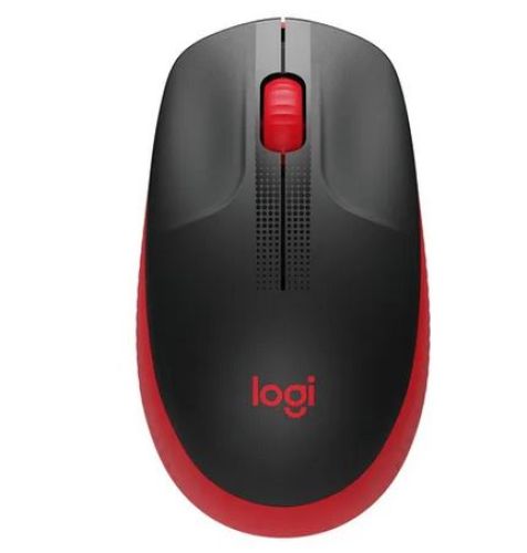 MOUSE LOGITECH M190 ROJO INALAMBRICO WS