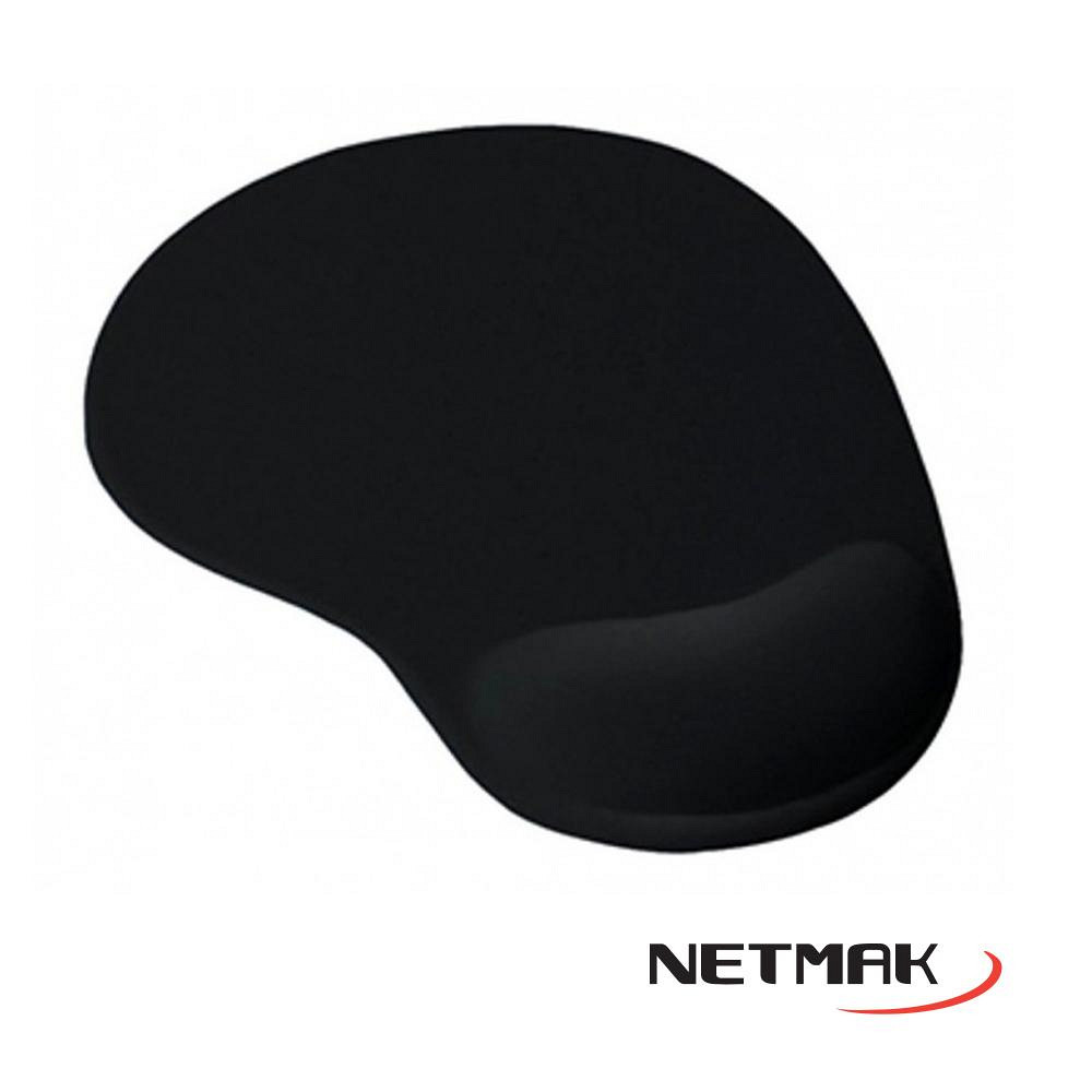 MOUSE PAD GEL NETMAK NM-GEL NEGRO