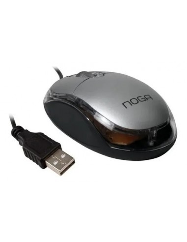 MOUSE NOGA LED USB NG-611U GRIS