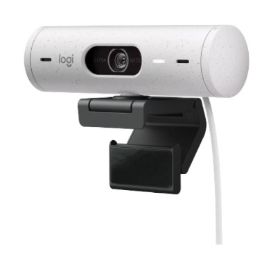 WEBCAM LOGITECH BRIO 500 960-001426 | 1080P | 4MPX BLANCA