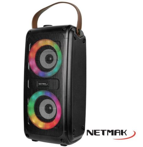 PARLANTE PORTATIL BLUETOOTH NETMAK NM-N53 RGB