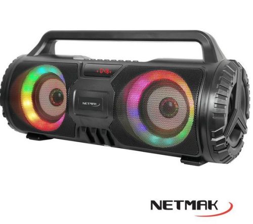 PARLANTE PORTATIL BLUETOOTH NETMAK NM-N57 RGB