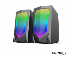 PARLANTE NETMAK NM-N10 RGB USB	