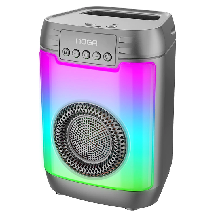 PARLANTE PORTATIL BLUETOOTH NOGA NG-BT640 5W LED RGB	