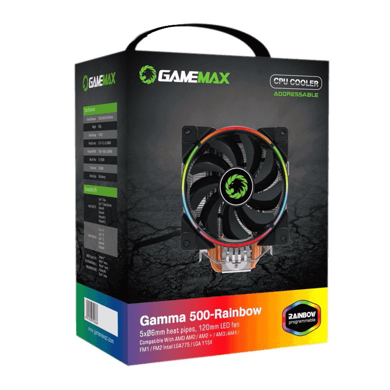 COOLER GAMEMAX GAMMA 500 RAINBOW	