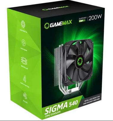 COOLER GAMEMAX SIGMA 540 INTEL LGA 20XX/115X AMD-AM4/AM3 200W	