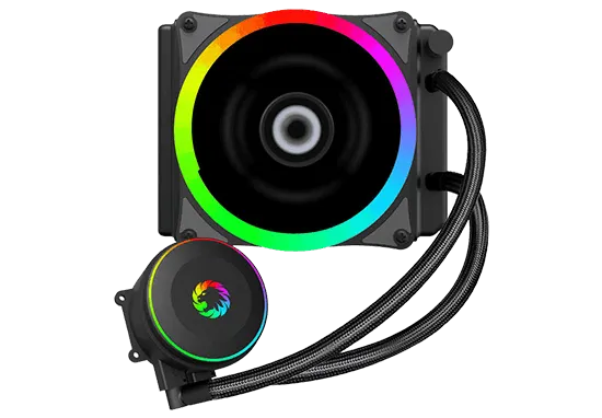 WATERCOOLER GAMEMAX 120 RAINBOW ICEBERG INTEL-LGA2066/2011 V3 /2011/ 115X AMD-AM4/AM3+/AM3/FM2+/FM2 DIMENSIONES 153X120X27	