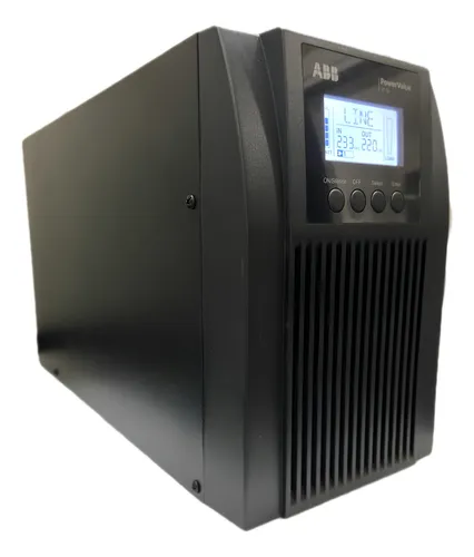 UPS ABB 11T G2 1KVA B AR | ONLINE DUAL CONVERSION VFI | 1000VA / 900W | FACTOR POTENCIA 1.0 | EFICIENCIA HASTA 98% ECO MODE | BATERÍAS INTERNAS VRLA 2×9.4AH | RUNTIME 8.5MIN	